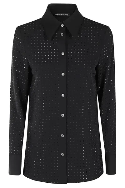 Department Five Saville Camicia Regular In Nero