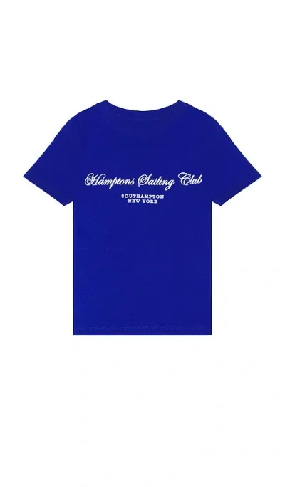 Departure T-shirt Hamptons Sailing Club In Blue