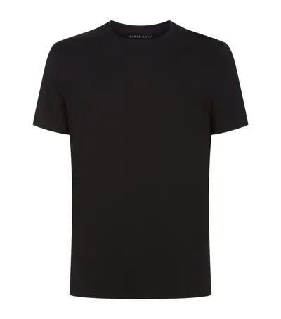 Derek Rose Basel Lounge T-shirt In Black