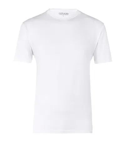 Derek Rose Basel Lounge T-shirt In White