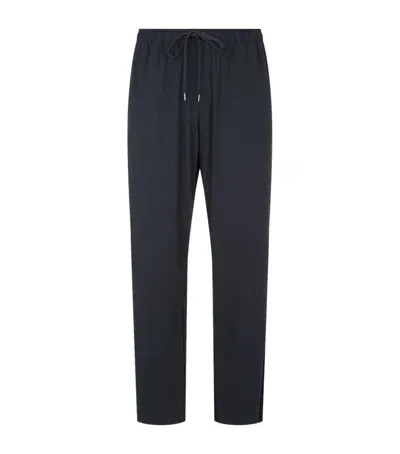 Derek Rose Marlowe Lounge Trousers In Grey