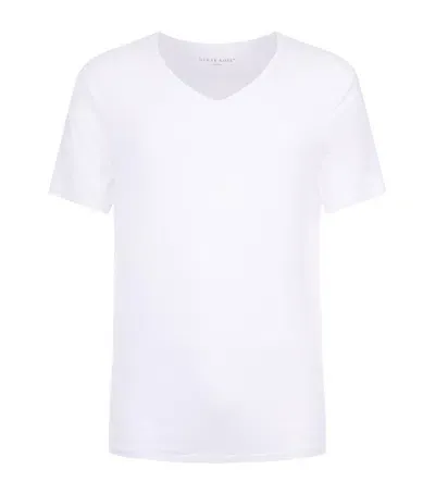 Derek Rose Model Lounge T-shirt In White