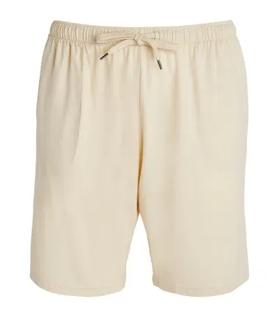 Derek Rose Stretch-modal Basel Lounge Shorts In Neutral