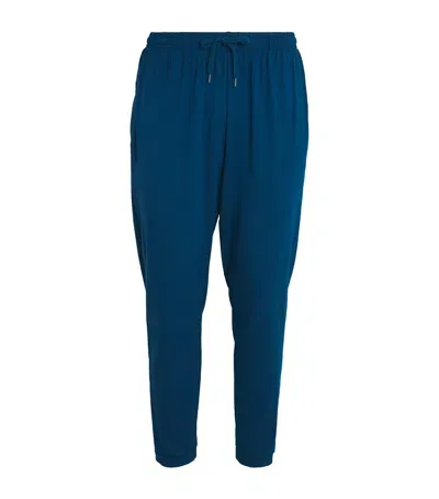 Derek Rose Stretch-modal Basel Lounge Trousers In Blue