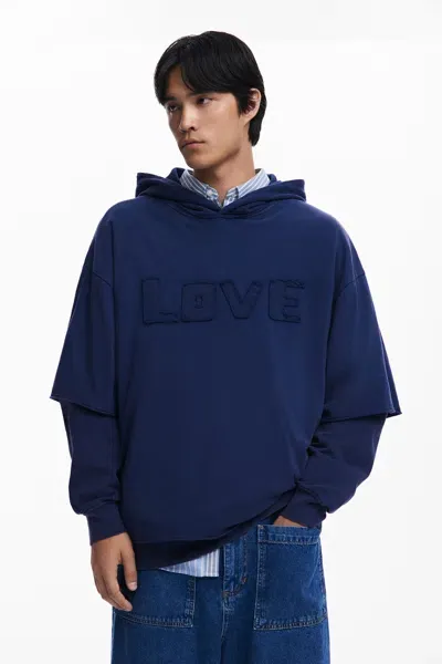 Desigual Sweatshirt In Blue