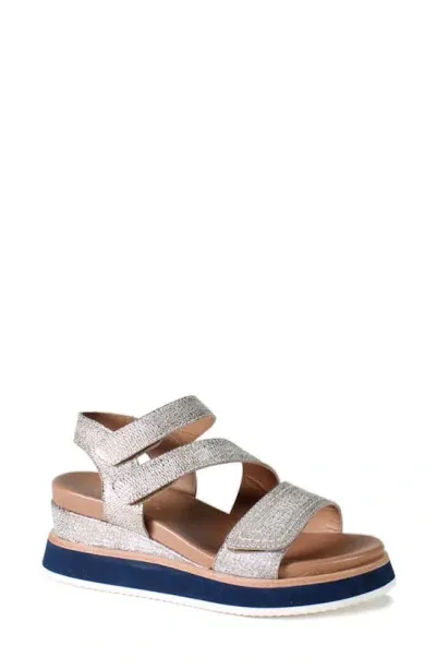 Diba True Sunny Walk Wedge Sandal In Gold