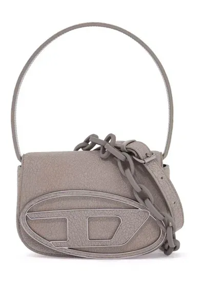 Diesel 1dr Leather Shoulder Bag With Dry Finish