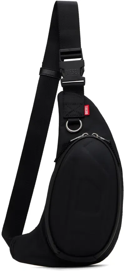 Diesel Black 1-dr Pod Sling Bag In T8013