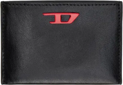 Diesel Black Rave Card Holder In White