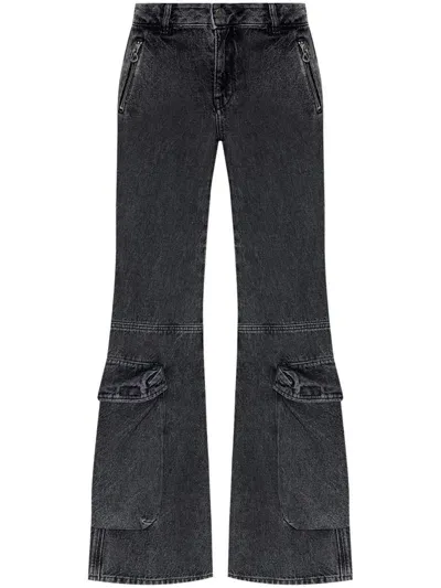 Diesel Bootcut Jeans D-poky 0cbdh In Gray