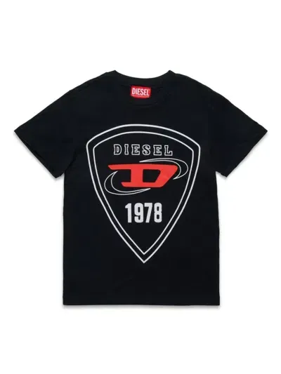 Diesel Kids' Claire T-shirt In Black