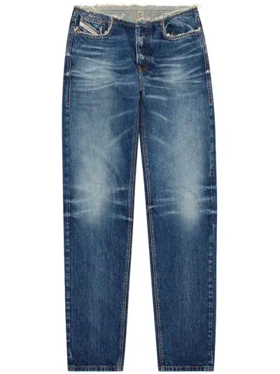 Diesel Straight Jeans In Blue