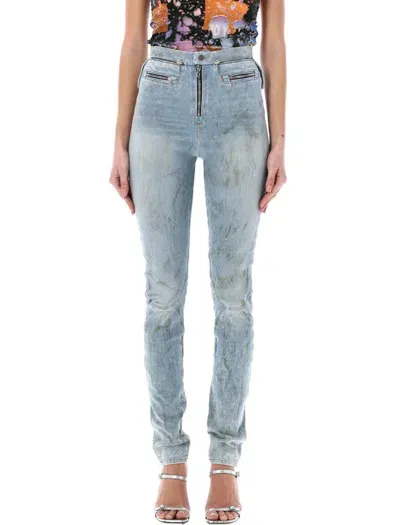 Diesel De-isla Super Skinny Jeans In Blue