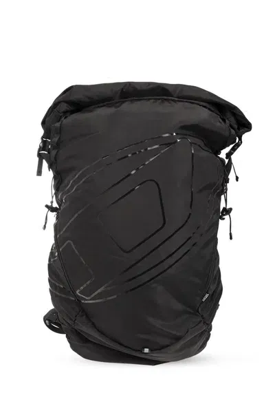 Diesel Drape Backpack In Black