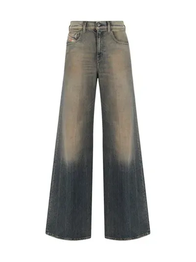 Diesel 1978 D-akemi Flared Jeans In Multicolor