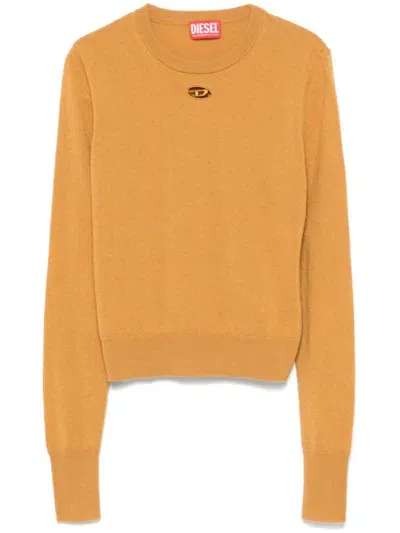 Diesel M-areesax Sweater In Yellow