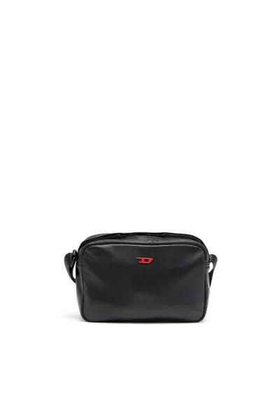 Diesel Rave-camera Bag In Nappa In Black