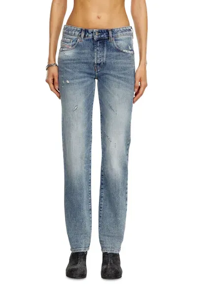 Diesel Straight Jeans In Blue