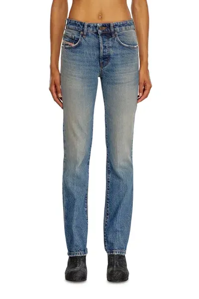 Diesel Straight Jeans In Blue