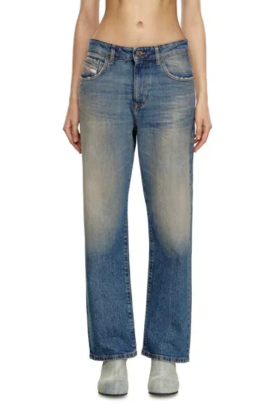 Diesel Straight Jeans In Blue