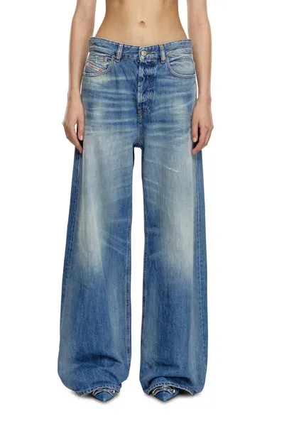 Diesel Straight Jeans In Blue