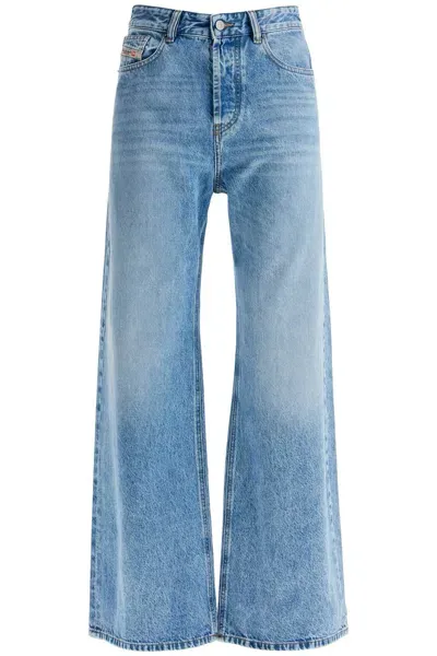 Diesel Straight Leg Jeans In Blue