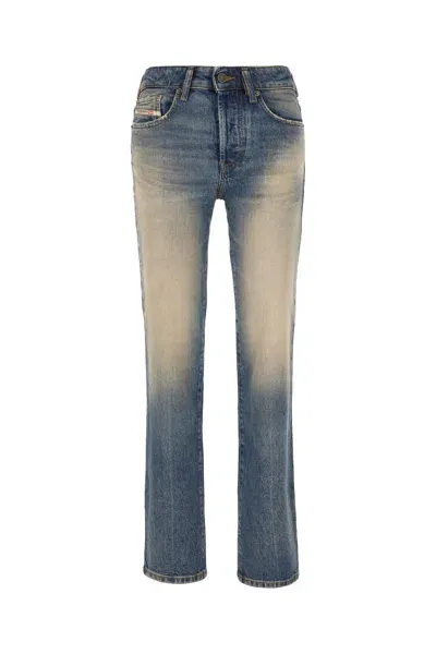 Diesel Stretch Denim Jeans In Blue