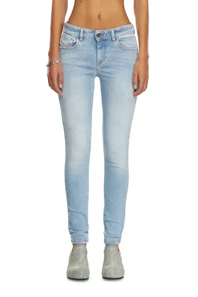 Diesel Super Skinny Jeans In Blue