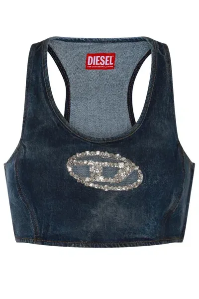 Diesel Tops In Blue