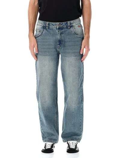 Dime Mtl Classic Relaxed Denim Pants In Blue