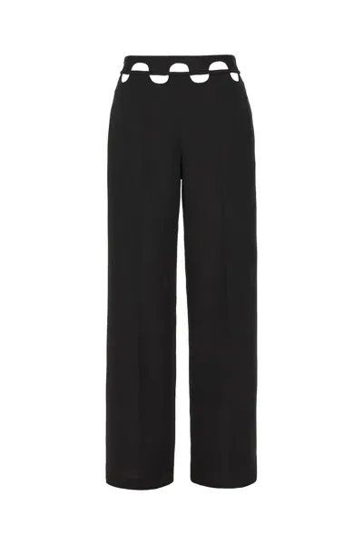 Dion Lee Black Stretch Nylon Pants