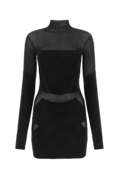 Dion Lee Chenille Intarsia Long In Black