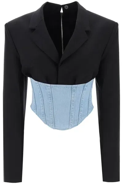 Dion Lee Women's Corset Jacket In Black