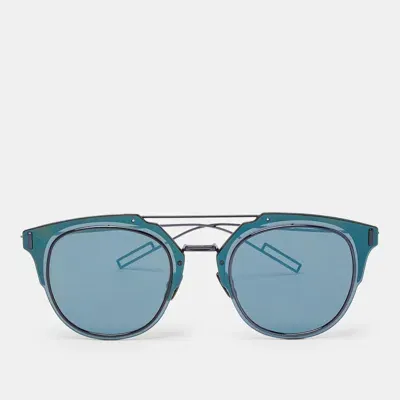 Pre-owned Dior Composit 1.0 Aviator Sunglasses In Blue