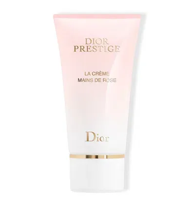 Dior Prestige La Crème Mains De Rose Hand Cream In White