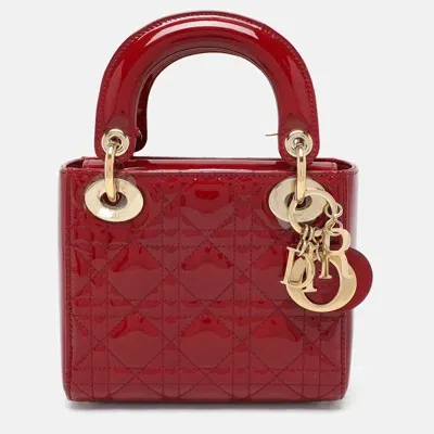 Pre-owned Dior Tote In Red