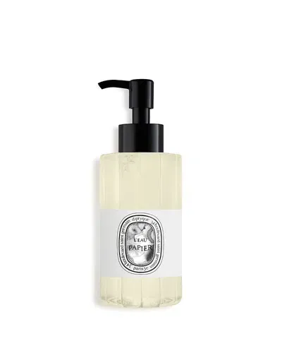 Diptyque L'eau Papier Scented Cleansing Hand And Body Gel, 6.8 Oz. In White