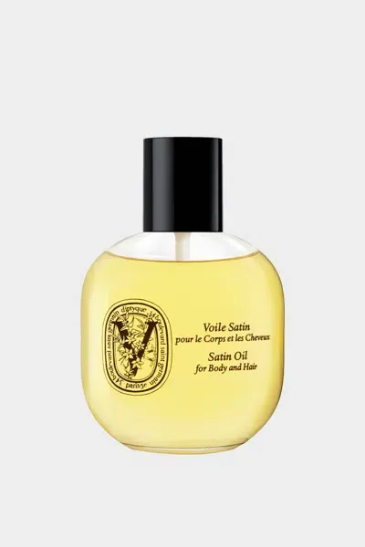 Diptyque Satin Oil For Body And Hair In White