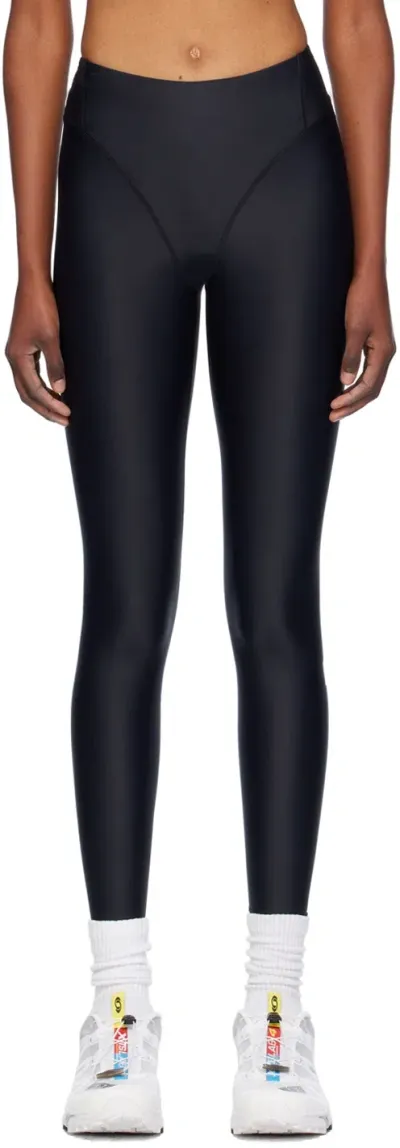 District Vision Black Pocketed Long Sport Leggings