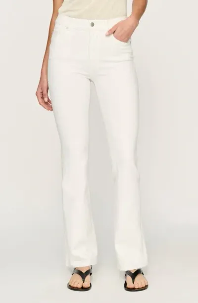 Dl1961 Bridget Boot High Rise Jeans In White