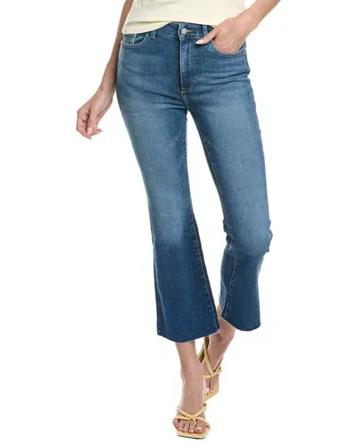 Dl1961 Bridget Mid High-rise Crop Bootcut Jean In Blue