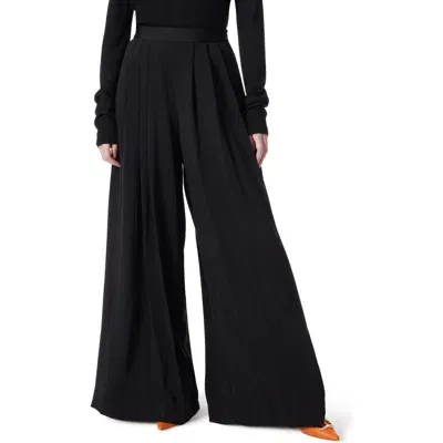 Do By Dee Ocleppo Pleated Wide Leg Pants In Black