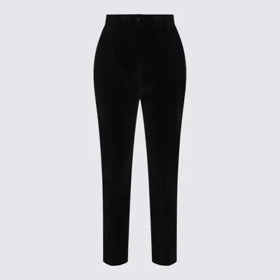 Dolce & Gabbana Black Cotton Pants