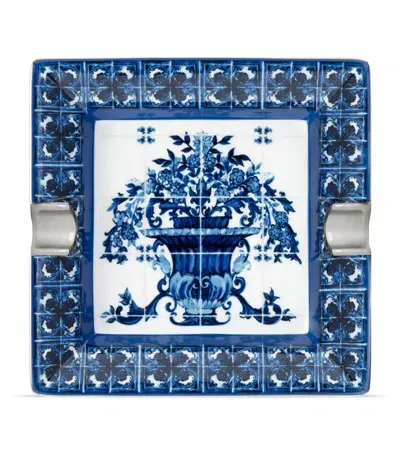 Dolce & Gabbana Casa Blu Mediterraneo Ashtray In Blue