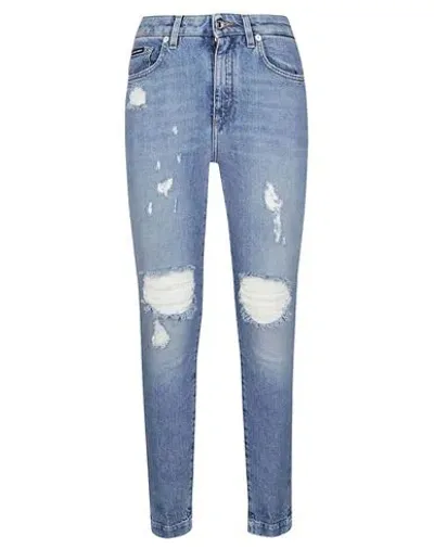 Dolce & Gabbana Audrey Denim Jeans In Blue