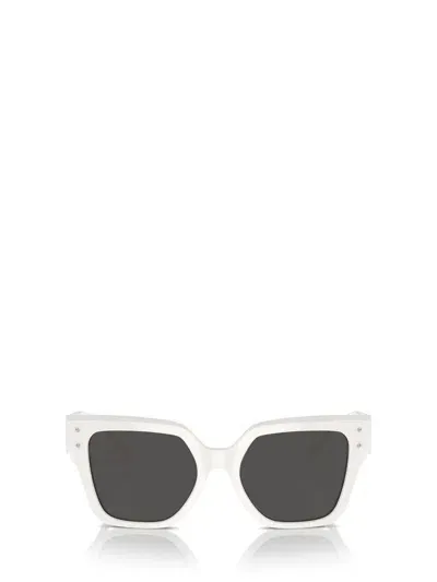 Dolce & Gabbana Dg4413 Square-frame Acetate Sunglasses In White