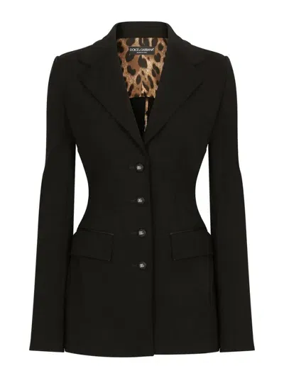 Dolce & Gabbana Einreihiger Blazer In Black