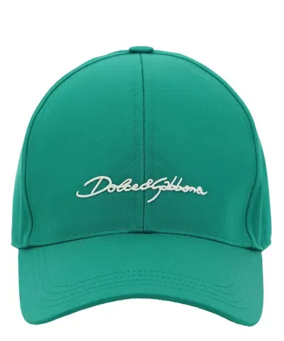 Dolce & Gabbana Hat In Green