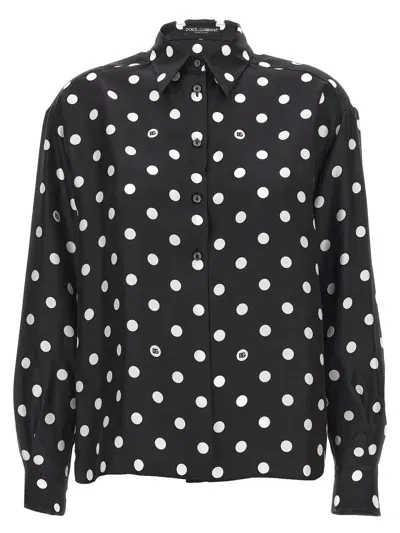 Dolce & Gabbana Mambo Shirt In Schwarz