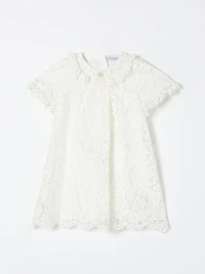 Dolce & Gabbana Babies' Romper  Kids Color White In Weiss